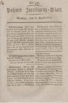 Posener Intelligenz-Blatt. 1832, Nro. 97 (23 April)