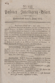 Posener Intelligenz-Blatt. 1832, Nro. 138 (9 Juni)