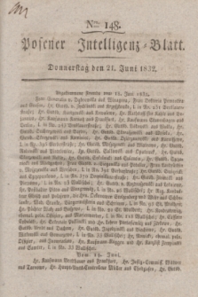 Posener Intelligenz-Blatt. 1832, Nro. 148 (21 Juni)