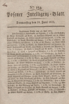 Posener Intelligenz-Blatt. 1832, Nro. 154 (28 Juni)