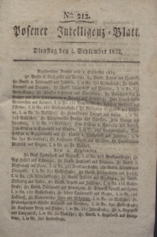 Posener Intelligenz-Blatt. 1832, Nro. 212 (4 September)