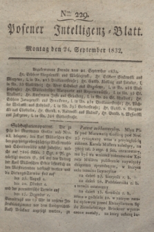 Posener Intelligenz-Blatt. 1832, Nro. 229 (24 September)