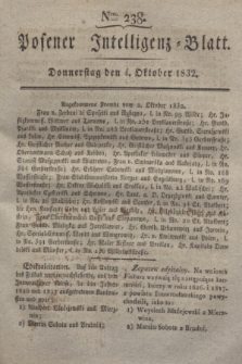 Posener Intelligenz-Blatt. 1832, Nro. 238 (4 Oktober)