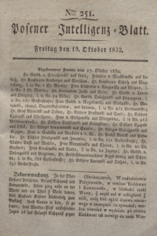 Posener Intelligenz-Blatt. 1832, Nro. 251 (19 Oktober)