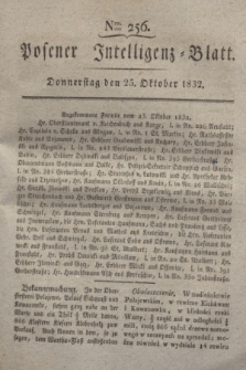 Posener Intelligenz-Blatt. 1832, Nro. 256 (25 Oktober)