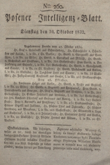 Posener Intelligenz-Blatt. 1832, Nro. 260 (30 Oktober)