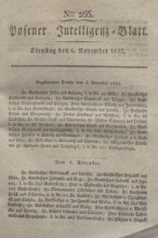 Posener Intelligenz-Blatt. 1832, Nro. 266 (6 November)