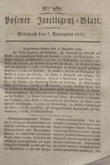 Posener Intelligenz-Blatt. 1832, Nro. 267 (7 November) + dod.
