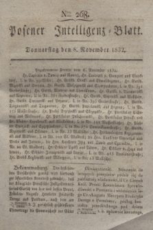 Posener Intelligenz-Blatt. 1832, Nro. 268 (8 November)