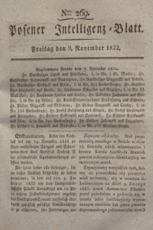 Posener Intelligenz-Blatt. 1832, Nro. 269 (9 November)
