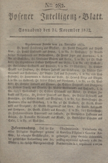 Posener Intelligenz-Blatt. 1832, Nro. 282 (24 November)