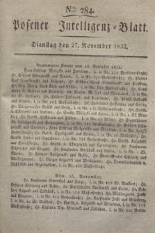 Posener Intelligenz-Blatt. 1832, Nro. 284 (27 November)