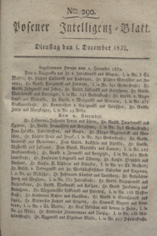 Posener Intelligenz-Blatt. 1832, Nro. 290 (4 December)