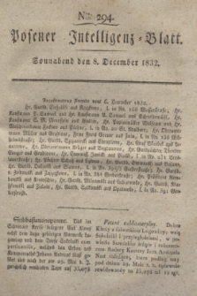 Posener Intelligenz-Blatt. 1832, Nro. 294 (8 December)