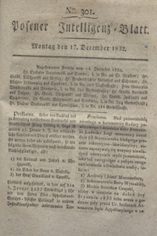 Posener Intelligenz-Blatt. 1832, Nro. 301 (17 December)
