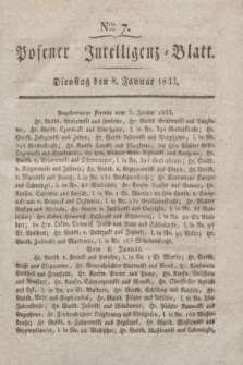 Posener Intelligenz-Blatt. 1833, Nro. 7 (8 Januar)