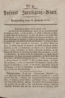 Posener Intelligenz-Blatt. 1833, Nro. 9 (10 Januar)