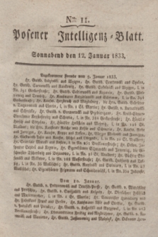 Posener Intelligenz-Blatt. 1833, Nro. 11 (12 Januar)