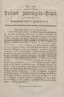 Posener Intelligenz-Blatt. 1833, Nro. 17 (19 Januar)