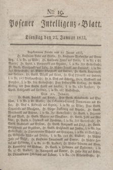 Posener Intelligenz-Blatt. 1833, Nro. 19 (22 Januar)