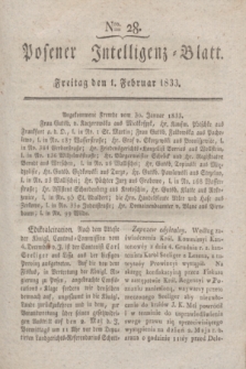 Posener Intelligenz-Blatt. 1833, Nro. 28 (1 Februar)