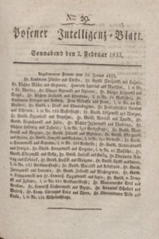 Posener Intelligenz-Blatt. 1833, Nro. 29 (2 Februar)