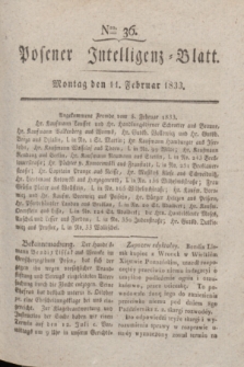 Posener Intelligenz-Blatt. 1833, Nro. 36 (11 Februar)