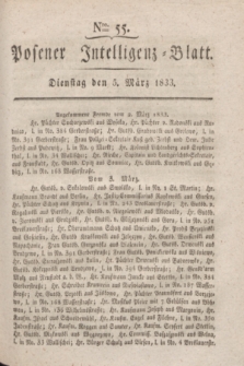 Posener Intelligenz-Blatt. 1833, Nro. 55 (5 März)