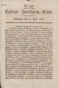 Posener Intelligenz-Blatt. 1833, Nro. 157 (2 Juli) + dod.