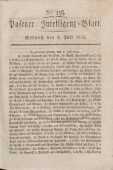Posener Intelligenz-Blatt. 1833, Nro. 158 (3 Juli)