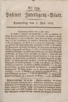 Posener Intelligenz-Blatt. 1833, Nro. 159 (4 Juli) + dod.