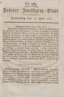 Posener Intelligenz-Blatt. 1833, Nro. 165 (11 Juli)