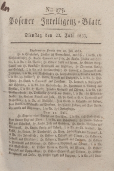 Posener Intelligenz-Blatt. 1833, Nro. 175 (23 Juli)