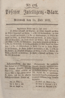 Posener Intelligenz-Blatt. 1833, Nro. 176 (24 Juli) + dod.