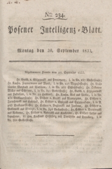 Posener Intelligenz-Blatt. 1833, Nro. 234 (30 September)