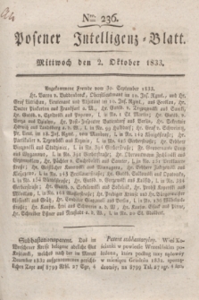 Posener Intelligenz-Blatt. 1833, Nro. 236 (2 Oktober)