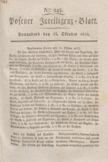 Posener Intelligenz-Blatt. 1833, Nro. 245 (12 Oktober)