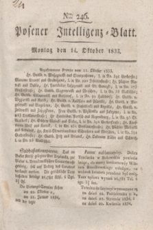 Posener Intelligenz-Blatt. 1833, Nro. 246 (14 Oktober) + dod.