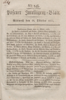 Posener Intelligenz-Blatt. 1833, Nro. 248 (16 Oktober)