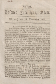 Posener Intelligenz-Blatt. 1833, Nro. 272 (13 November) + dod.