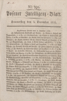 Posener Intelligenz-Blatt. 1833, Nro. 291 (5 December)