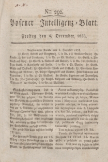 Posener Intelligenz-Blatt. 1833, Nro. 292 (6 December)