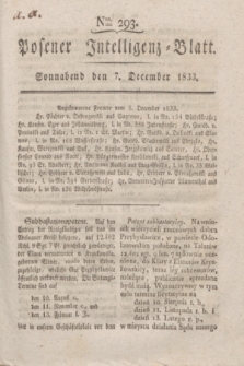 Posener Intelligenz-Blatt. 1833, Nro. 293 (7 December)