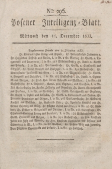 Posener Intelligenz-Blatt. 1833, Nro. 296 (11 December)