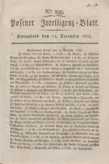 Posener Intelligenz-Blatt. 1833, Nro. 299 (14 December) + dod.