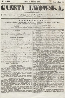 Gazeta Lwowska. 1860, nr 213