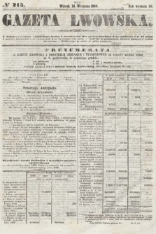 Gazeta Lwowska. 1860, nr 215