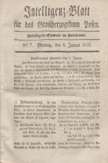 Intelligenz-Blatt für das Großherzogthum Posen. 1838, Nro. 7 (8 Januar)