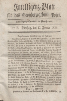 Intelligenz-Blatt für das Großherzogthum Posen. 1838, Nro. 38 (13 Februar) + dod.