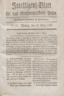Intelligenz-Blatt für das Großherzogthum Posen. 1838, Nro. 61 (12 März) + dod.